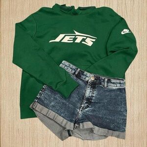 NIKE green New York Jets NFL football hoodie sweatshirt 💚🏈
